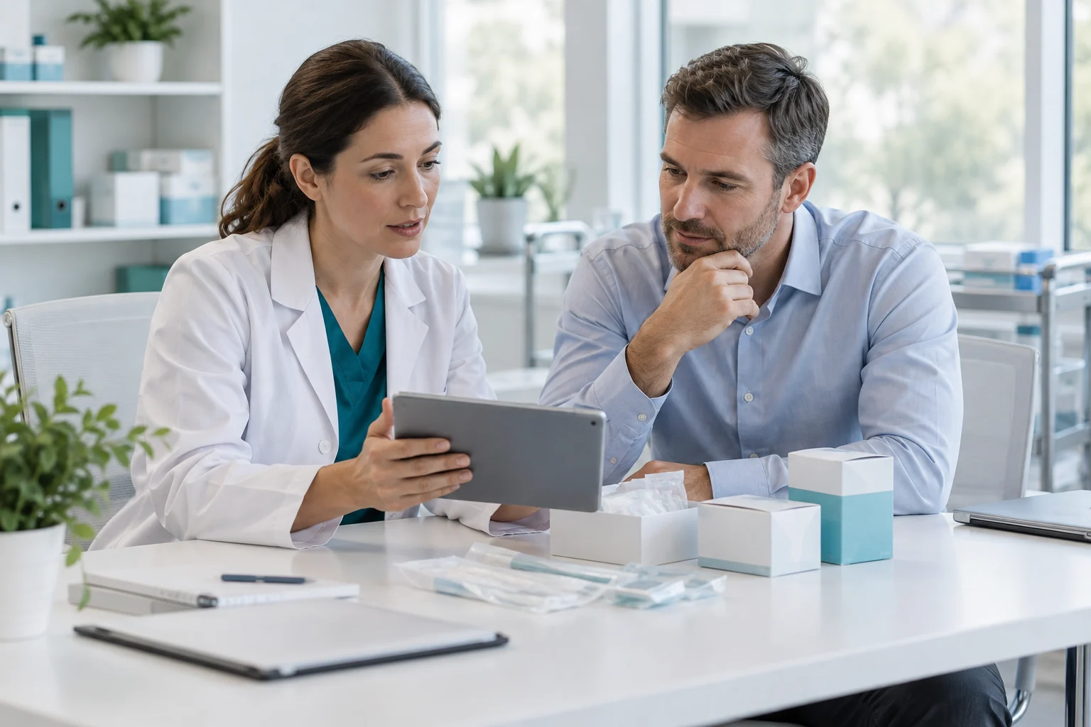 Confronto sulle esigenze di una fornitura medicale